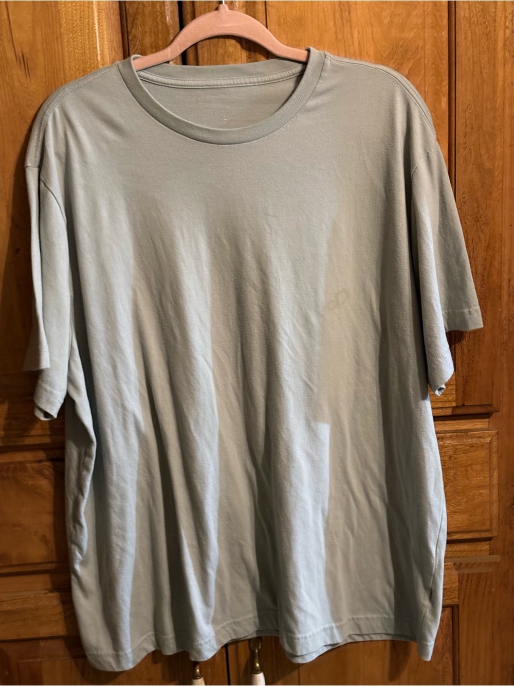 Classic Men's Crew Neck T-Shirt in Light Sage 2X